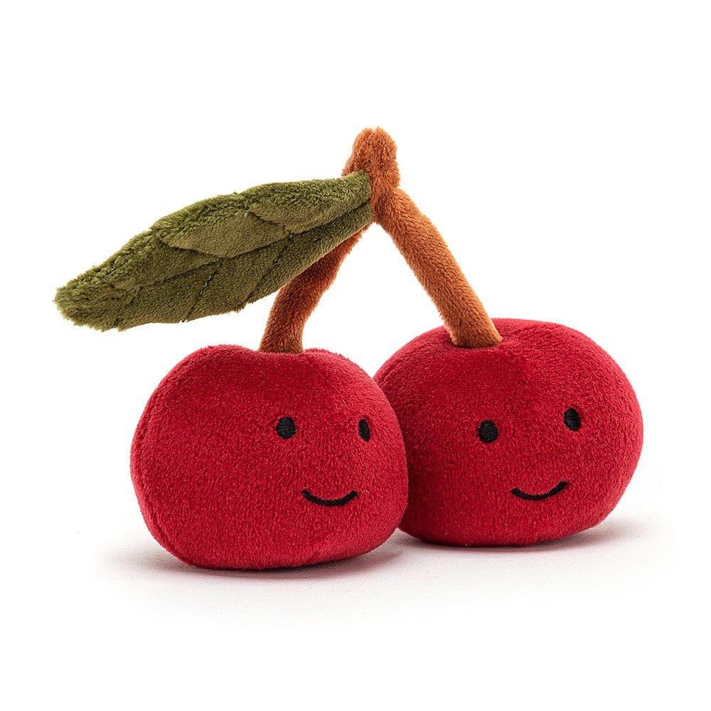 Jellycat Fabulous Fruit Cherry One Size - H9 X W10 CM, Plush Toys, OCARE NZ