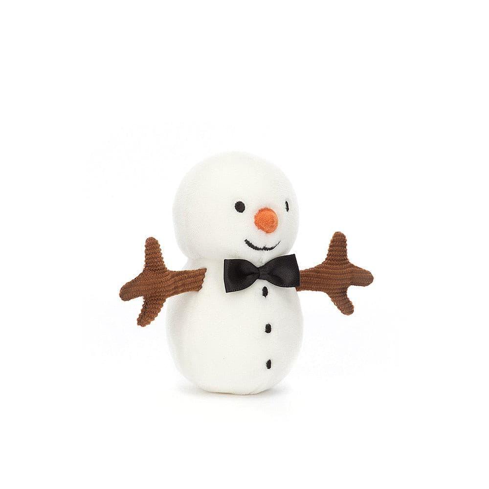 Jellycat Festive Folly Snowman One Size - H10 X W10 CM, Plush Toys, OCARE NZ