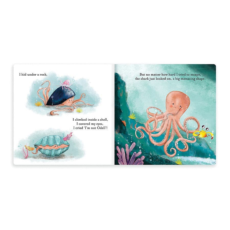 Jellycat The Fearless Octopus Book One Size - H23 X W23 CM.