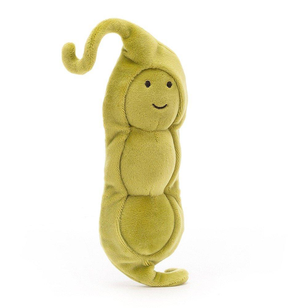 Jellycat Vivacious Vegetable Pea One Size - H17 X W6 CM, Plush Toys, OCARE NZ