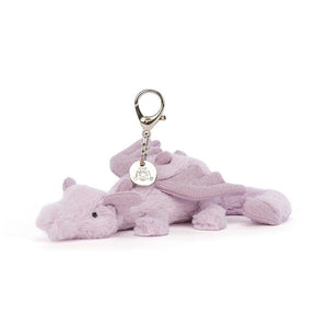 Jellycay Lavender Dragon Bag Charm One Size - H12 X W22 CM Jellycat OCARE NZ