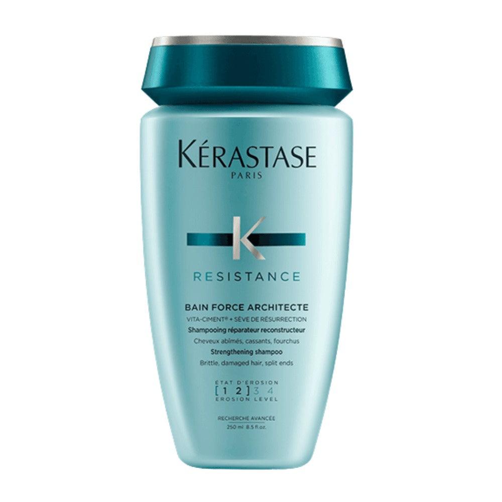 Kerastase Resistance Bain Force Architecte Strengthening Shampoo for Damaged Hair, Hair Shampoo, OCARE NZ