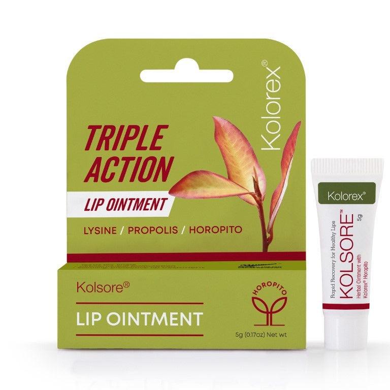 Kolorex Kolsore Triple Action Lip Ointment 5g, Lip Balms