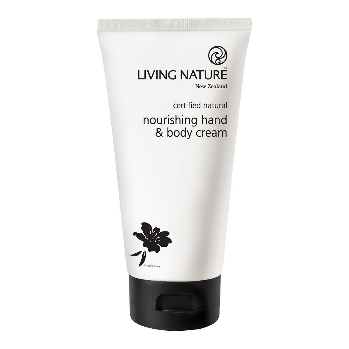 Living Nature Nourishing Hand & Body Cream 150ml, Hand Cream