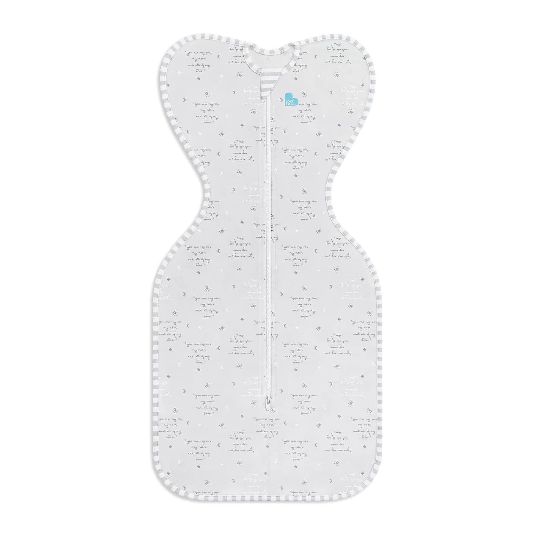 Love To Dream Swaddle UP LITE 'You-Are-My' Grey.