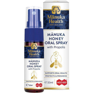 Manuka Health MGO400+ Propolis Throat Spray 20ml, Propolis