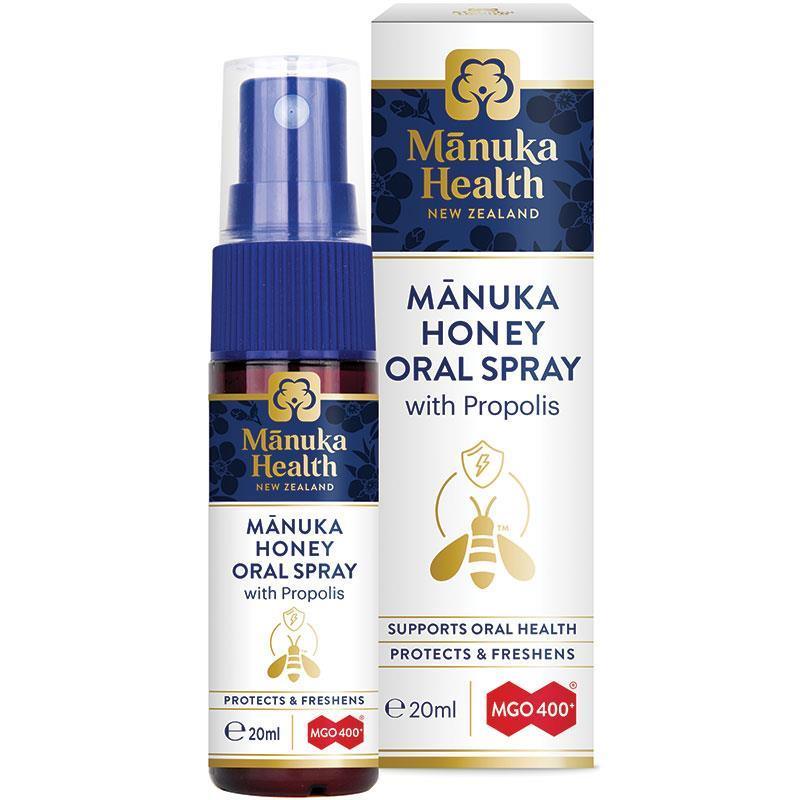 Manuka Health MGO400+ Propolis Throat Spray 20ml, Propolis