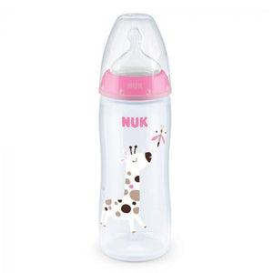 NUK First Choice+ PP Bottle 360ml With Temp Ctl/Sil Teat 6-18 Months XL Teat.