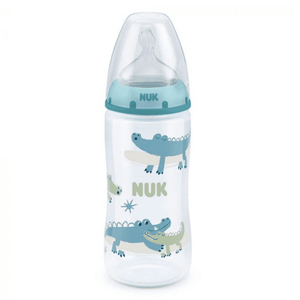 NUK First Choice+ PP Bottle 360ml With Temp Ctl/Sil Teat 6-18 Months XL Teat.