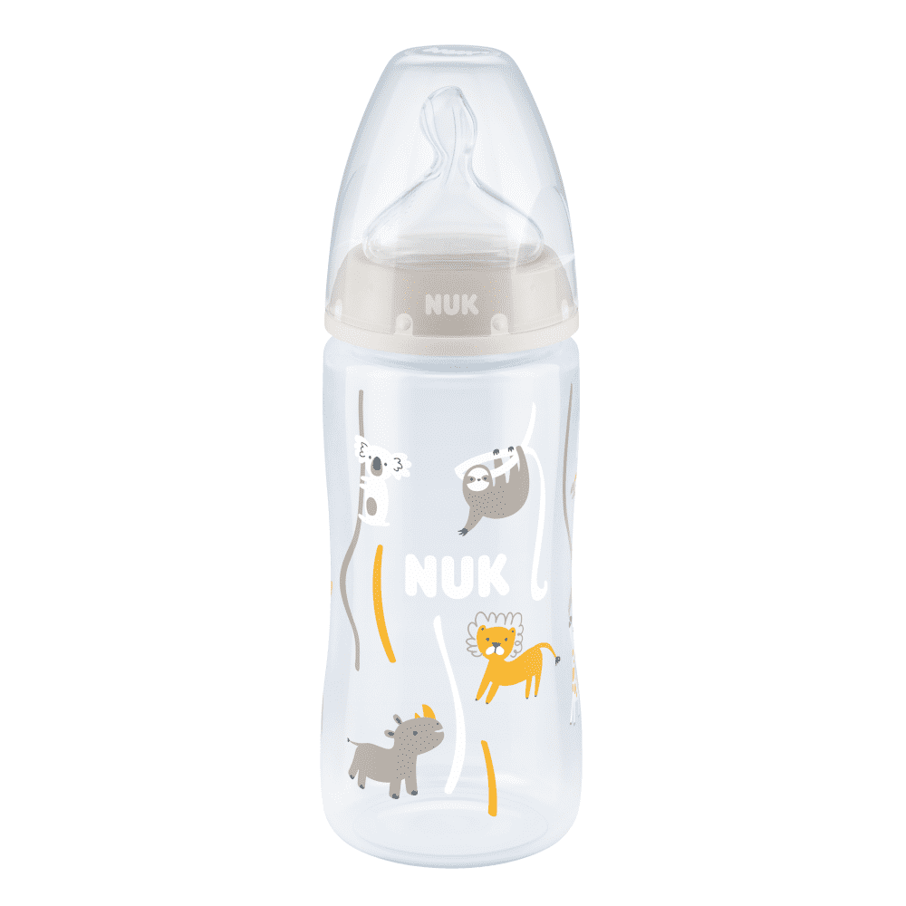 NUK First Choice Plus Baby Bottle With Temperature Control 300ml 0-6 Months.