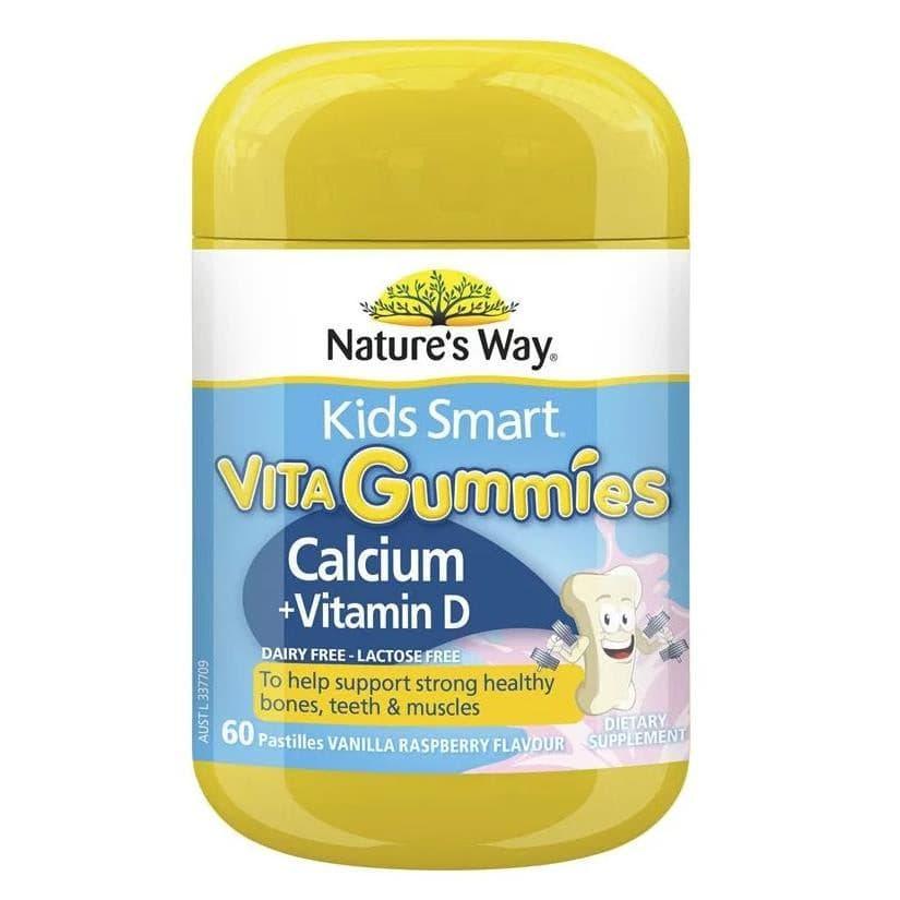 Nature's Way Kids Smart Vita Calcium+Vit D Gummies, Calcium