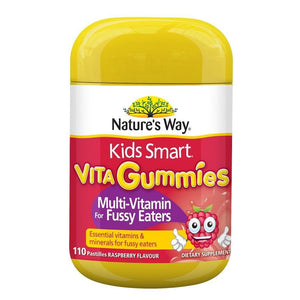Nature's Way Kids Smart Vita Gummies Multi Fussy Eaters, Multivitamins
