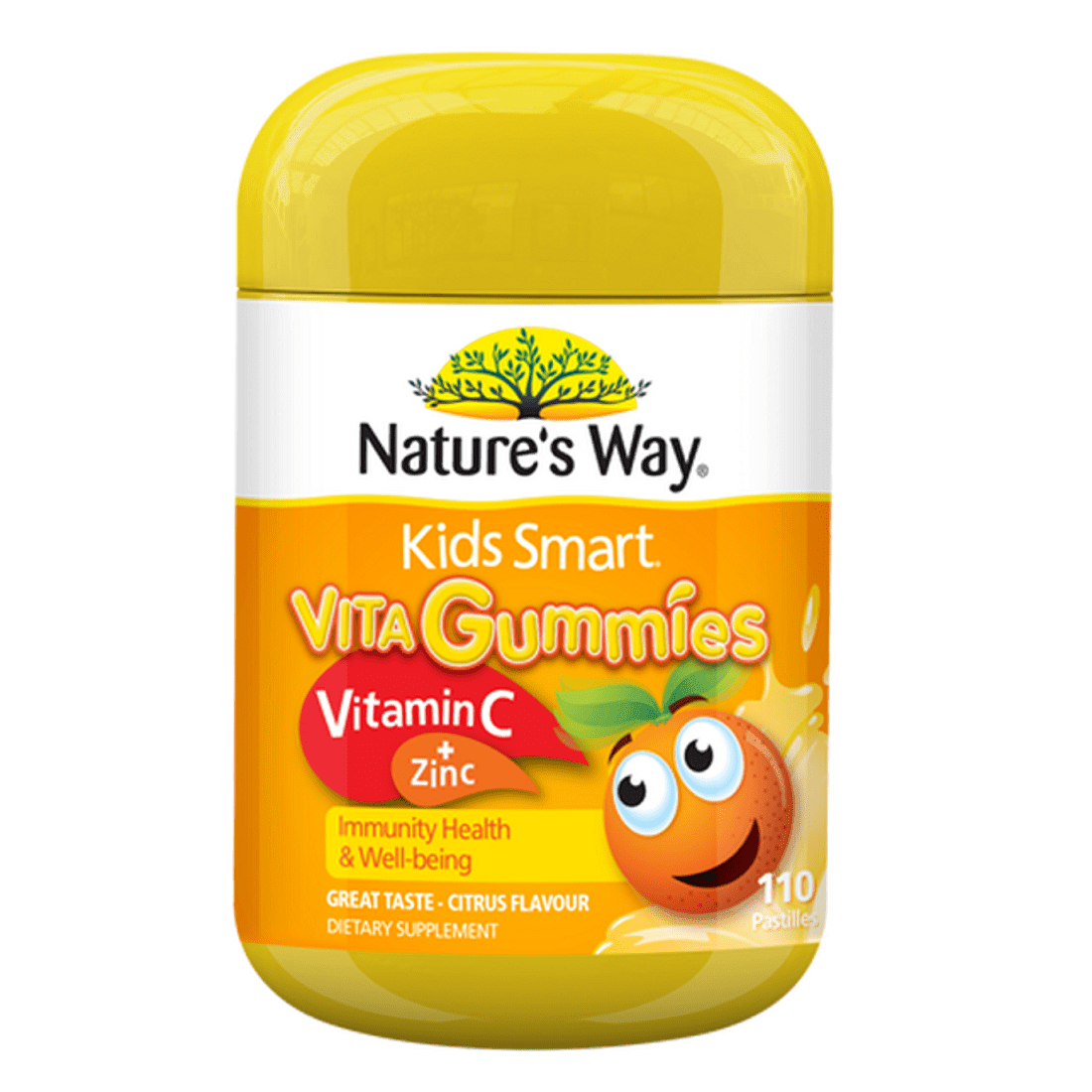 Nature's Way Kids Smart Vita Gummies Vit C + Zinc, Zinc