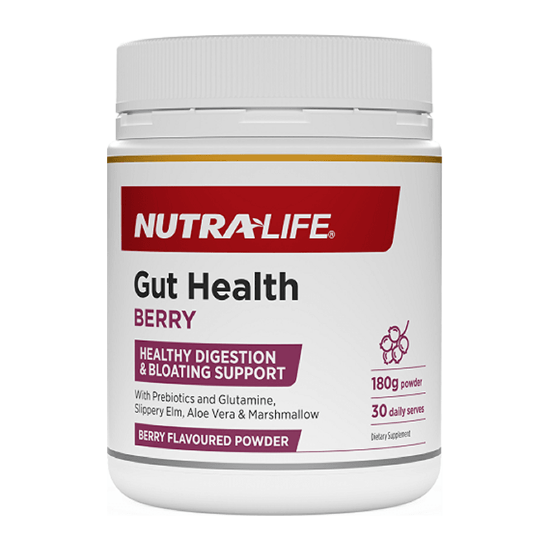 Nutra-Life Gut Health Powder 180g - Berry, General