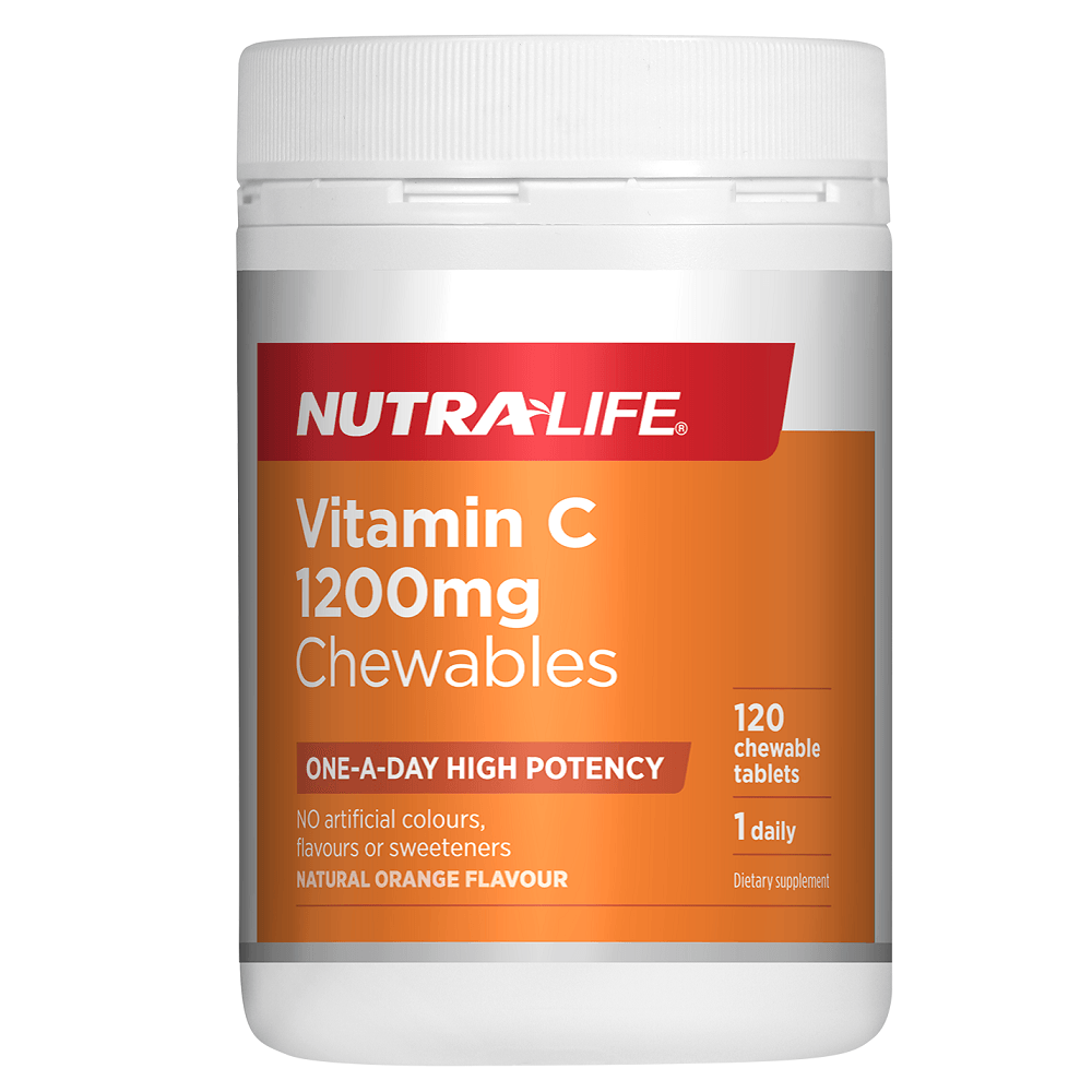 Nutra-Life Vitamin C 1,200mg 120 Chewable Tablets, Vitamin C