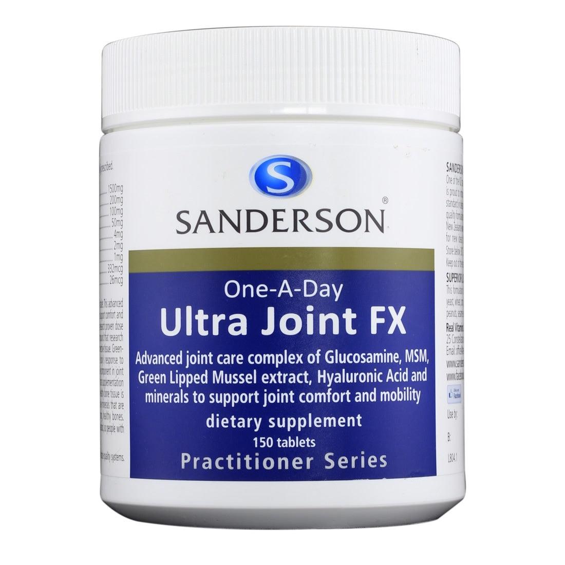 Sanderson One-A-Day Ultra Joint FX 150 Tablets, General