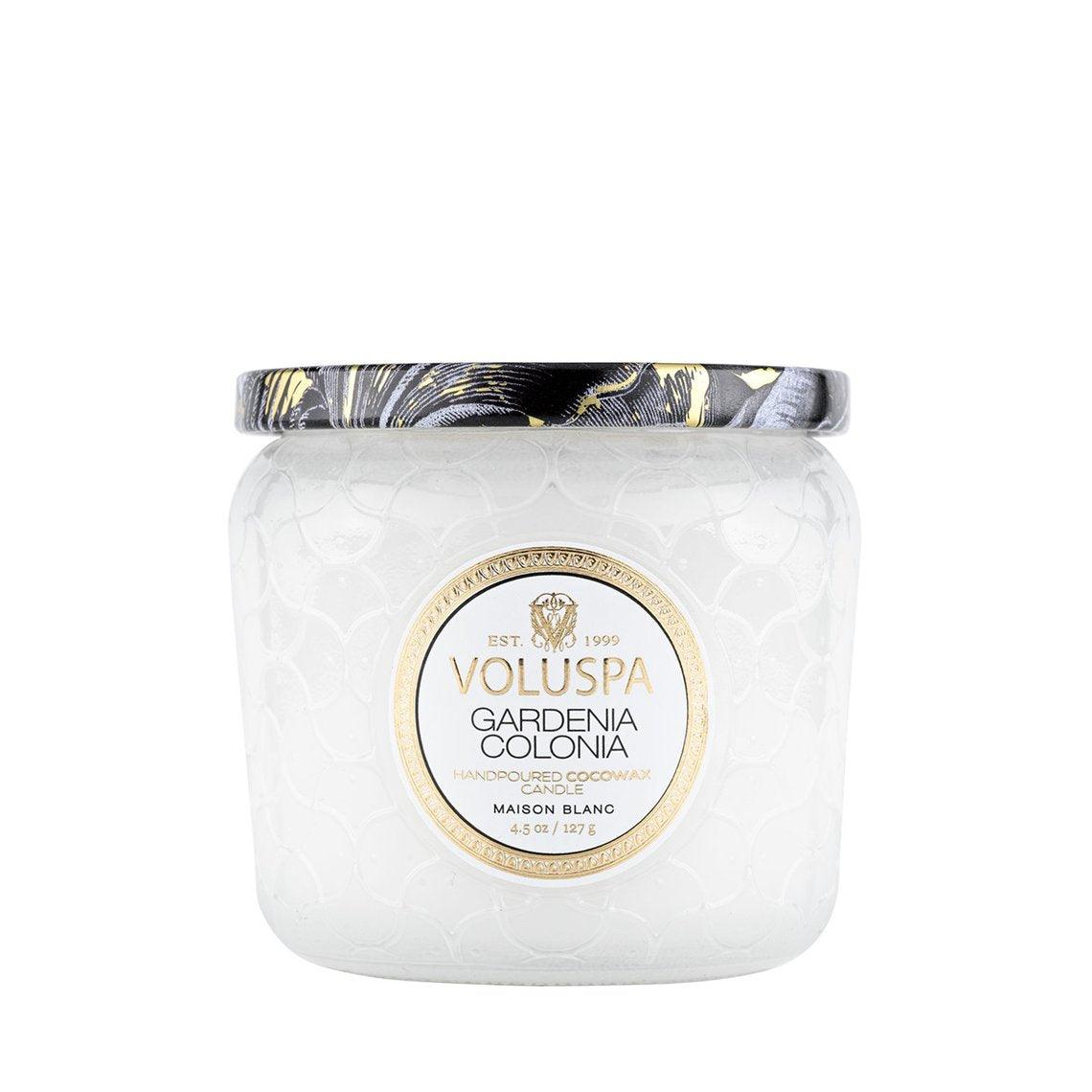 VOLUSPA Gardenia Colonia Petite Jar 40hr Candle.