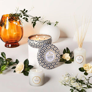 VOLUSPA Gardenia Colonia Petite Jar 40hr Candle.