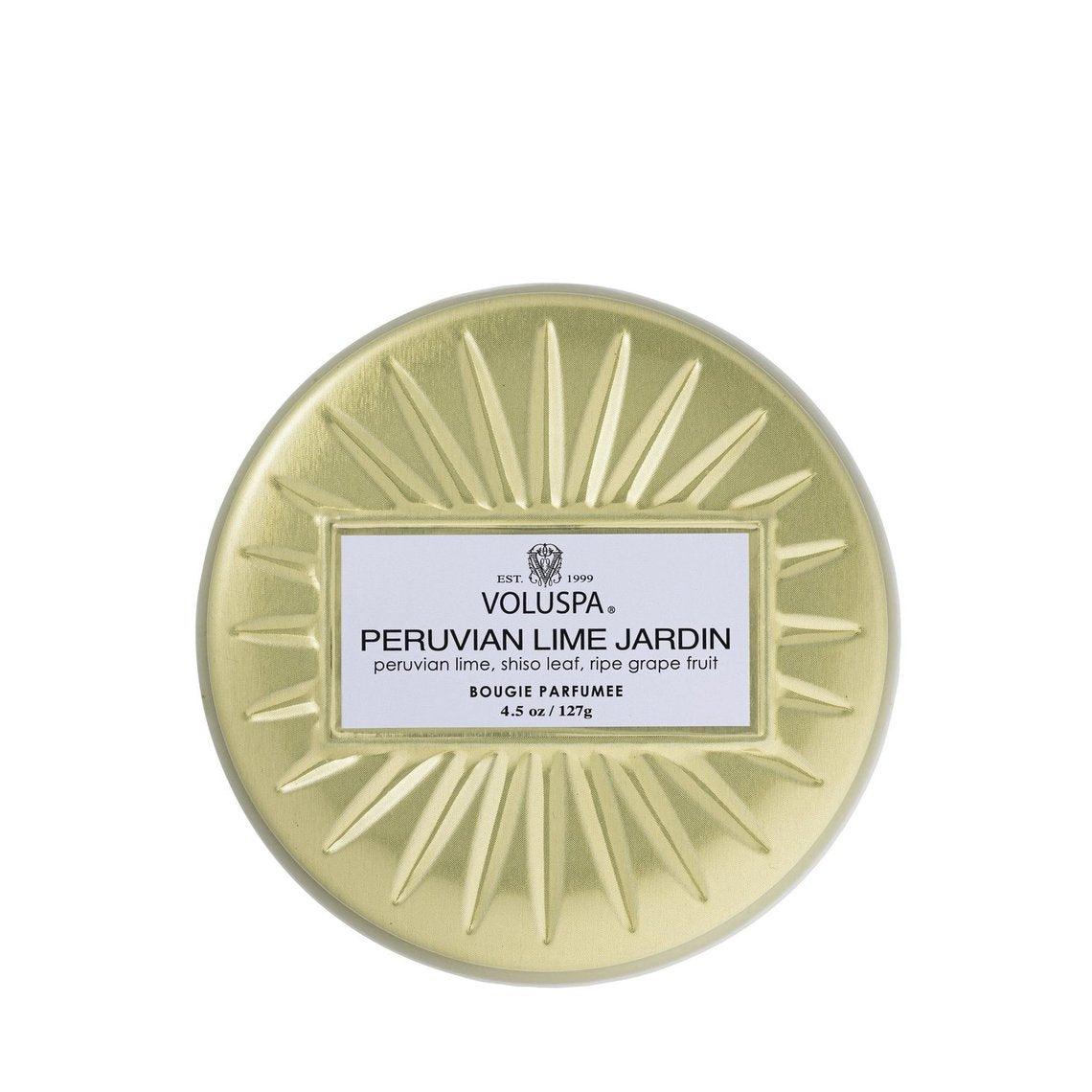 VOLUSPA Peruvian Lime Jardin Decorative Candle.