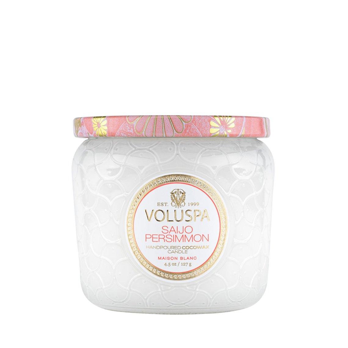 VOLUSPA Saijo Persimmon Petite Jar 40hr Candle.