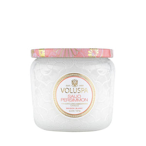 VOLUSPA Saijo Persimmon Petite Jar 40hr Candle.