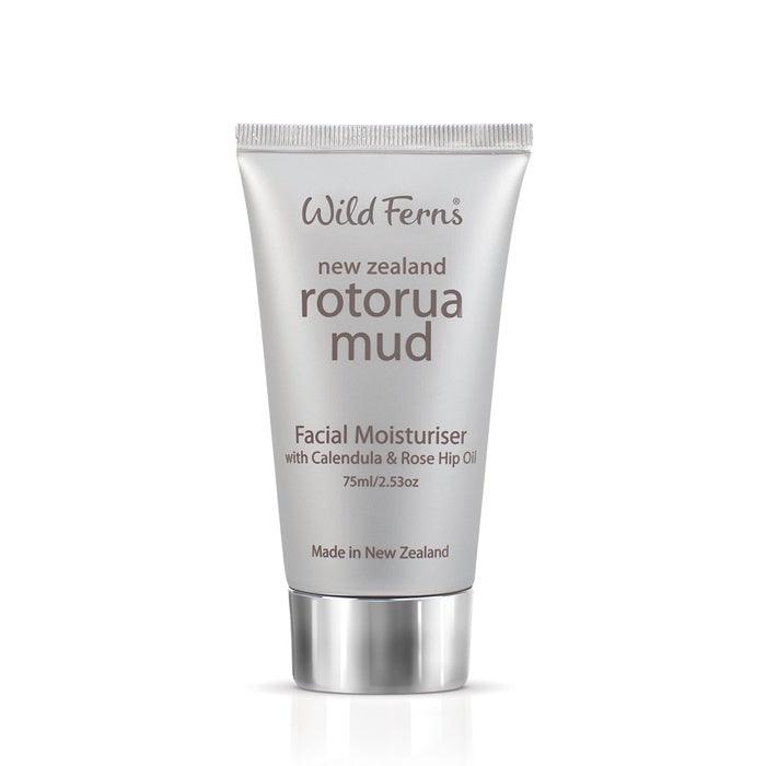 Wild Ferns Rotorua Mud Facial Moisturiser with Calendula and Rose Hip Oil  75ml