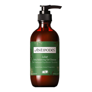 Antipodes Juliet Daily Balancing Gel Cleanser 200ml, Face Washes, OCARE NZ