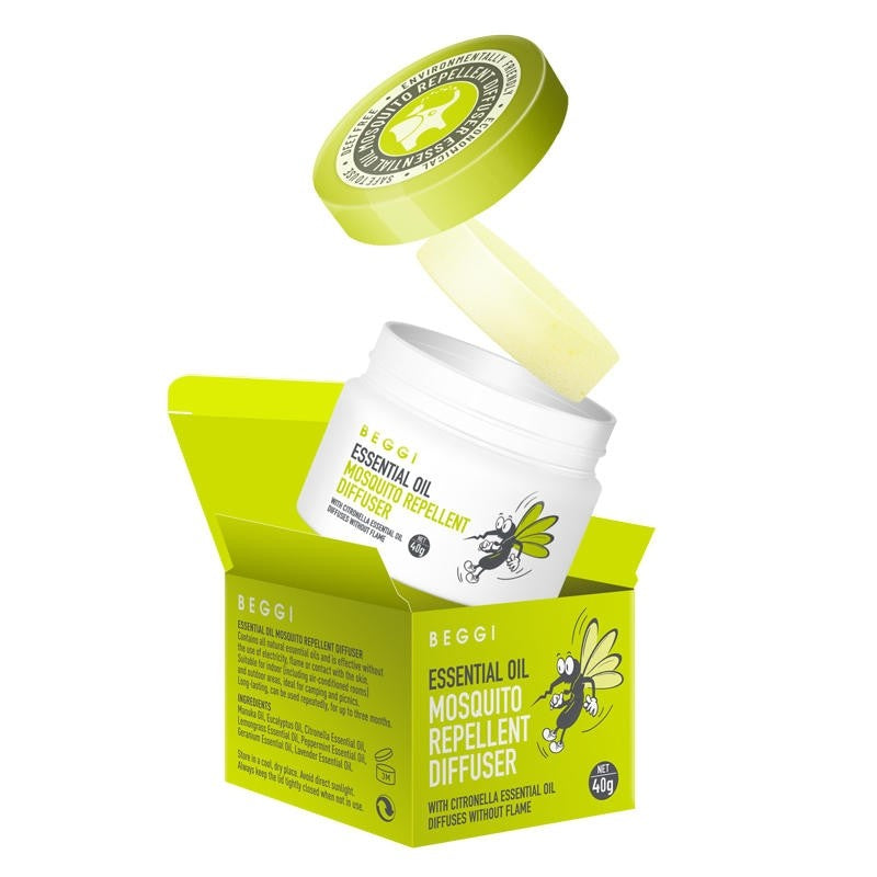Beggi Essential Oil Mosquito Repellent Diffuser 40g Ocare Health&Beauty