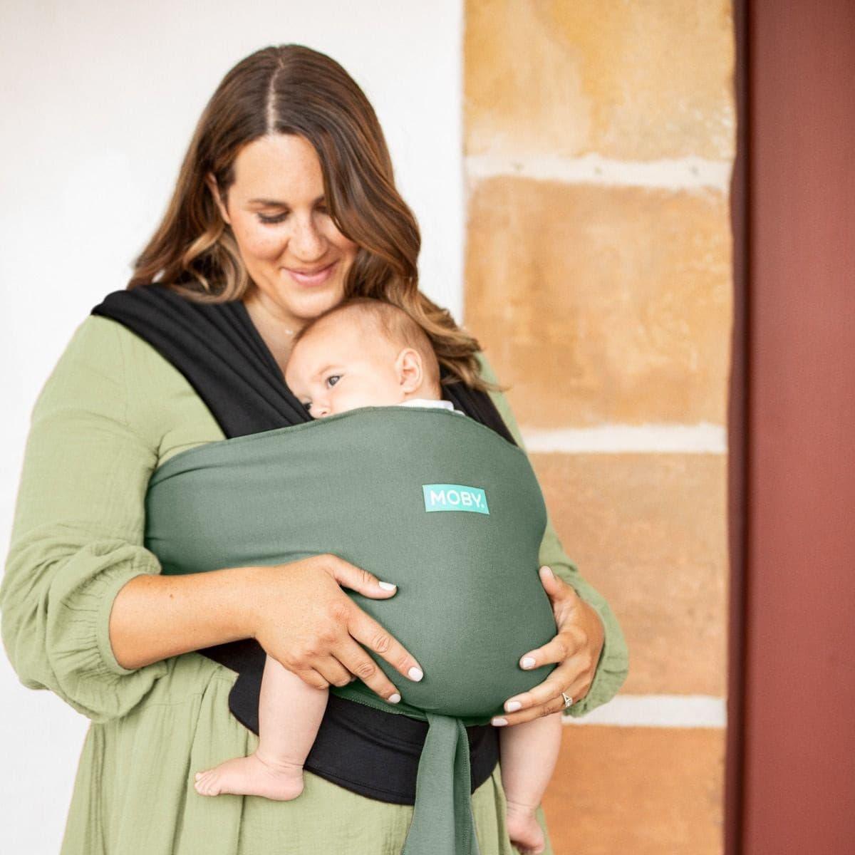 Moby Easy Wrap - Olive/Onyx, General