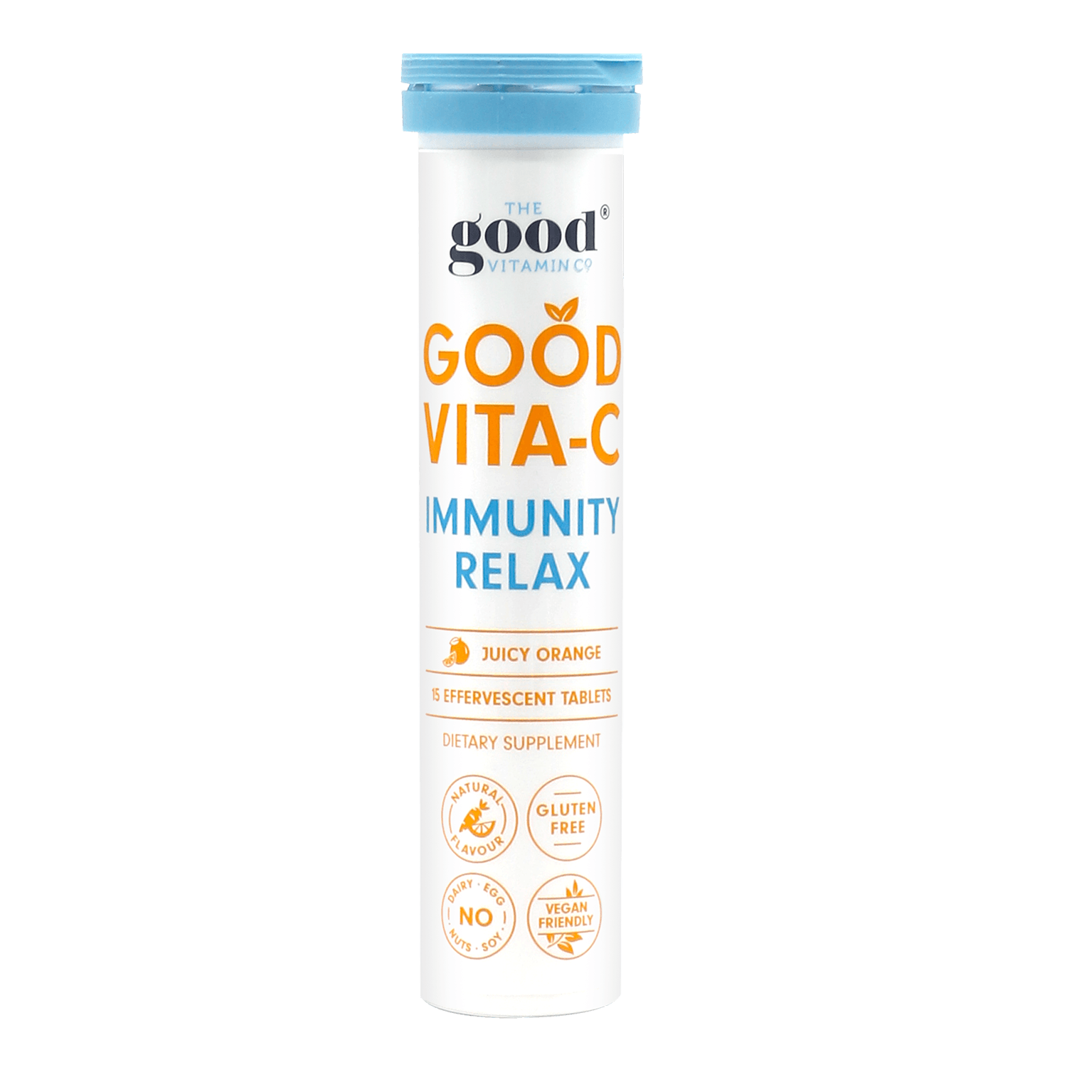 The Good Vitamin CO. Good Effervescent Vita-C Immunity Relex 15 Tablets.