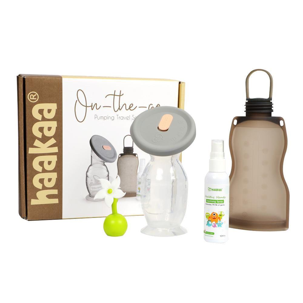 Haakaa On-The-Go Pumping Travel Set, General,Haakaa