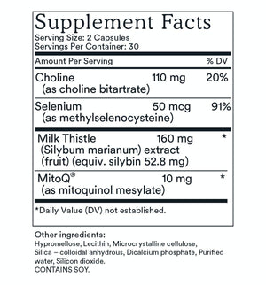 MitoQ Liver 60 Vege Capsules, General