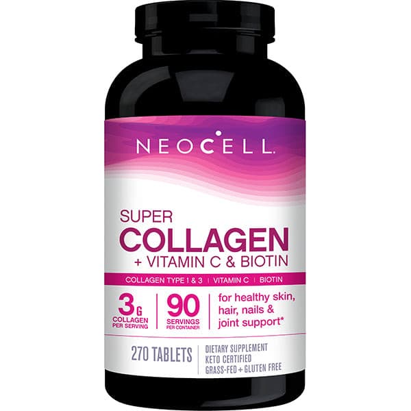 Neocell Super Collagen + Vitamin C & Biotin.