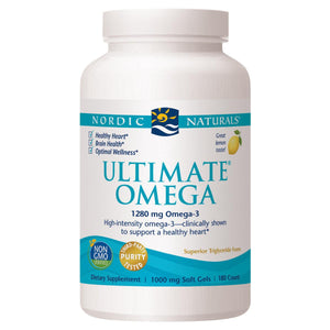 Nordic Naturals Ultimate Omega 1280mg - Lemon, General