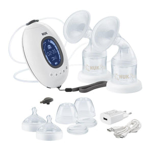 NUK Nature Sense Double Recharge Electric Breast Pump.