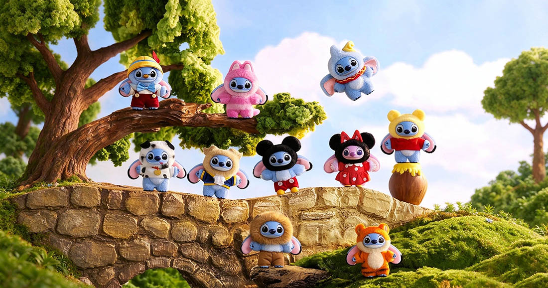 Pop Mart Stitch Adventure Series Vinyl Plush Pendant Blind Box