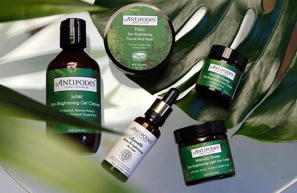 Antipodes organic skincare products made from natural ingredients