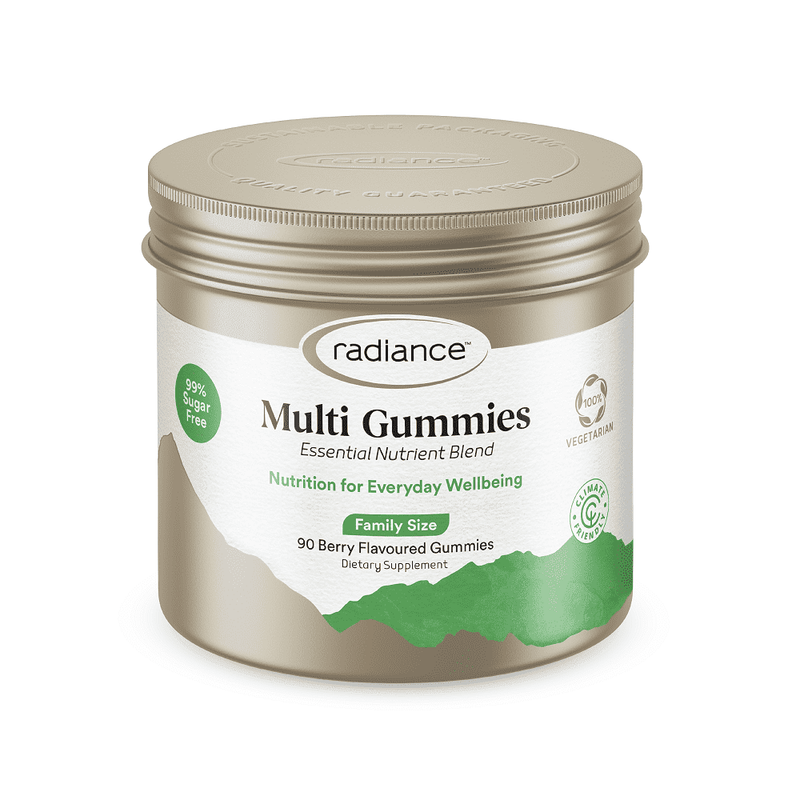 Radiance Adult Gummies Multi-Vitamin 90 Berry Flavoured Gummies.