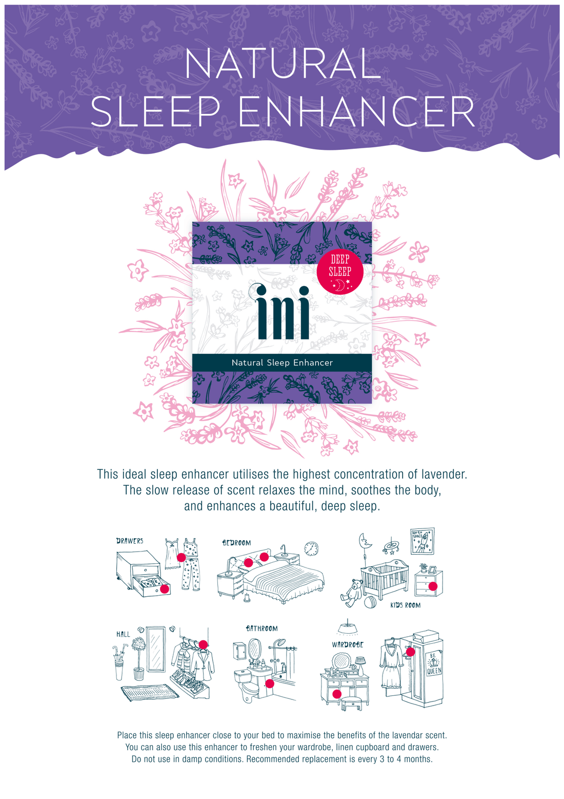 Ini Natural Sleep Enhancer 60g - Clearance, image 2