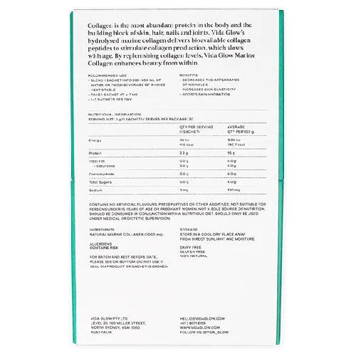 Vida Glow Natural Marine Collagen 30 x 3g sachets - Original, image 2
