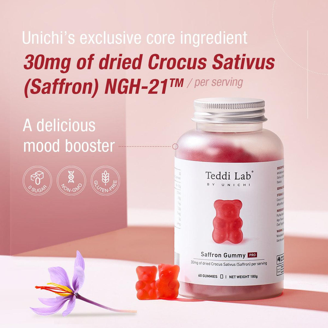 Unichi Saffron Gummy PRO, image 2
