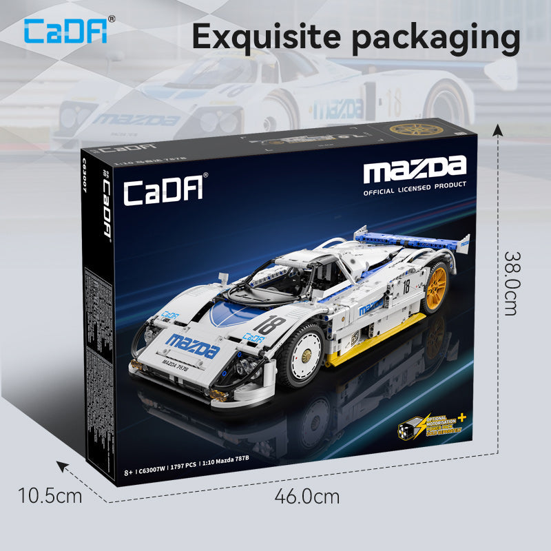 CaDA 1:10 Mazda 787B Brick Car, image 7