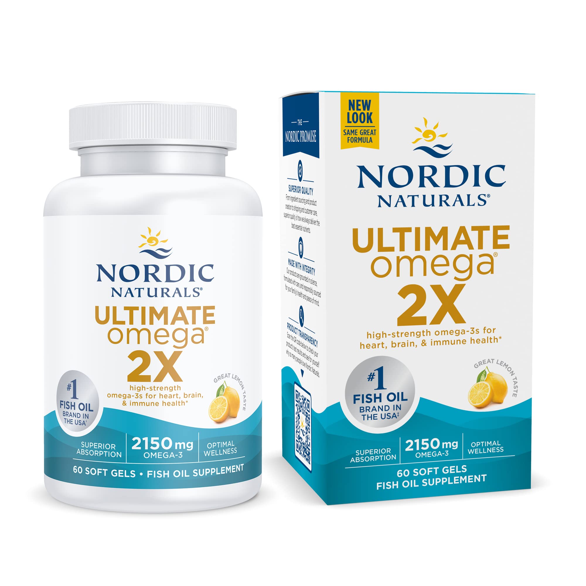 Nordic Naturals Ultimate Omega 2X 2150mg 60 Soft Gels