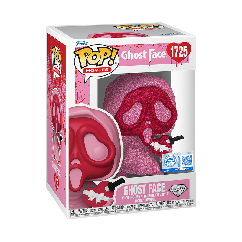 Funko Pop! Scream - Ghostface Valentines Diamond Glitter Vinyl Figure, image 2