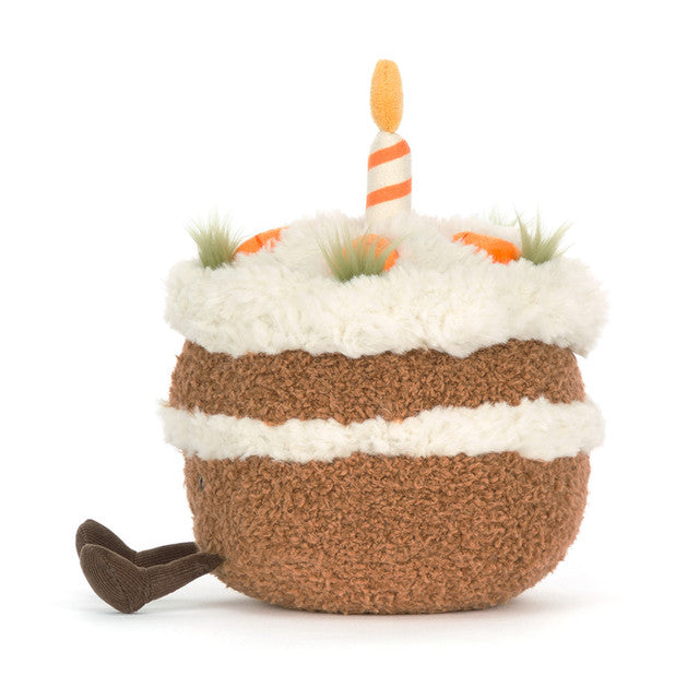 Jellycat Amuseables Carrot Cake 15cm x 15cm x 14cm, image 3