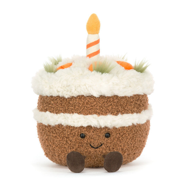 Jellycat Amuseables Carrot Cake 15cm x 15cm x 14cm