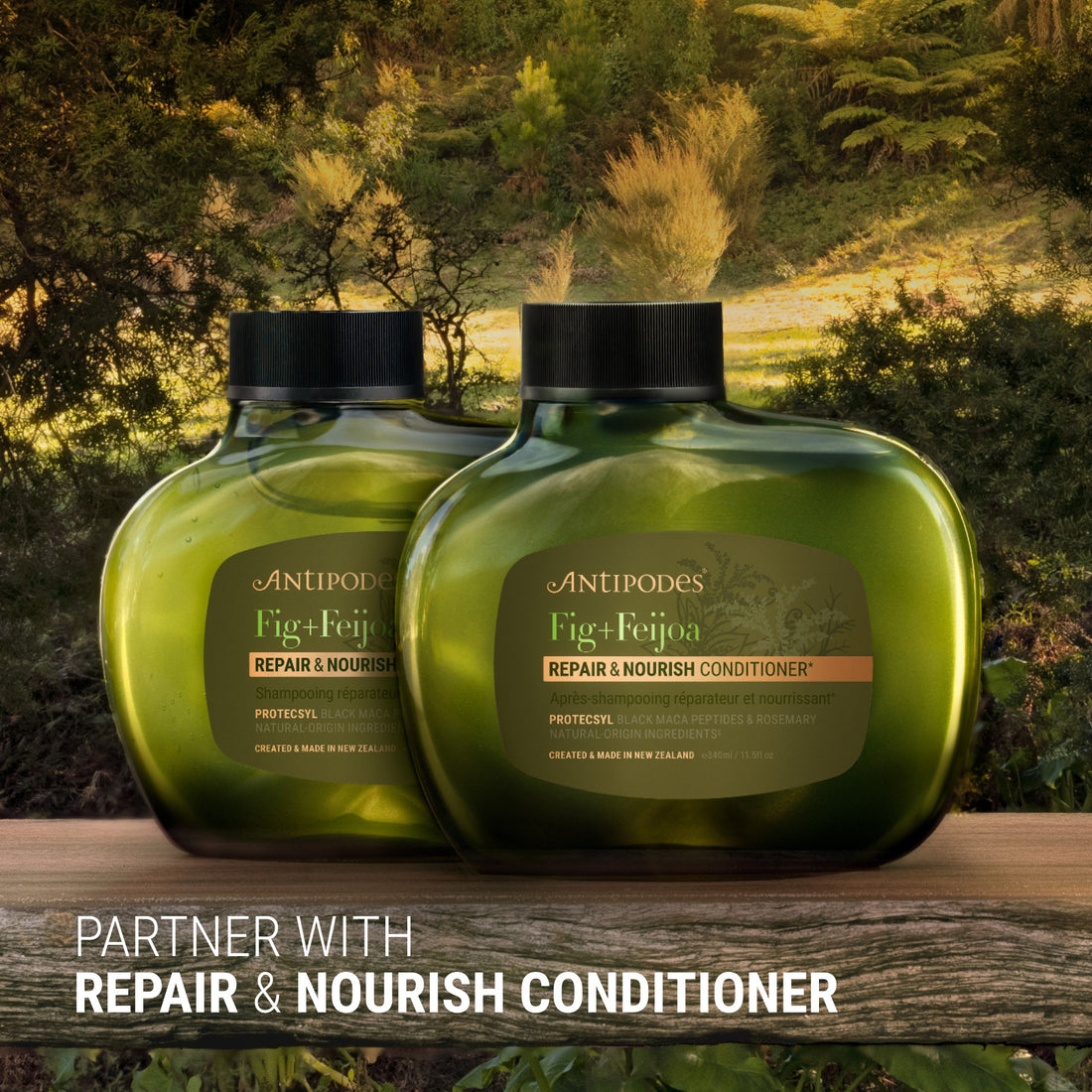 Antipodes Fig + Feijoa Repair & Nourish Shampoo 340ml, image 5