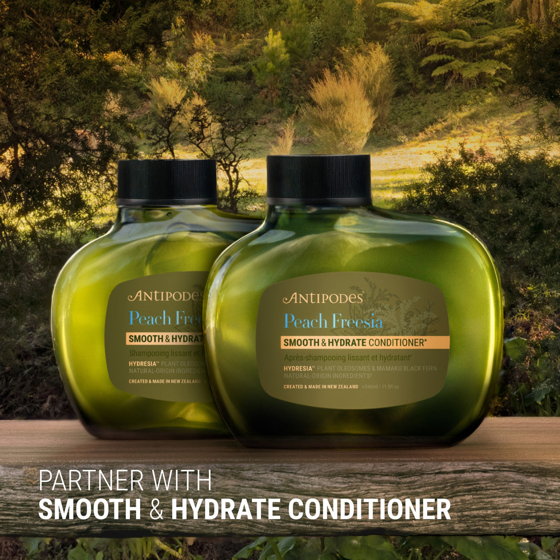 Antipodes Peach Freesia Smooth & Hydrate Shampoo 340ml, image 5