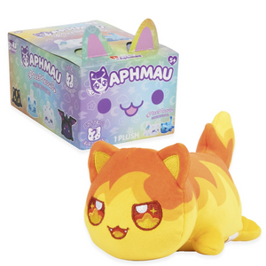 Aphmau Mystery Meemeows Series 8 Elemental Plush Blind Box with a cute plush cat design.