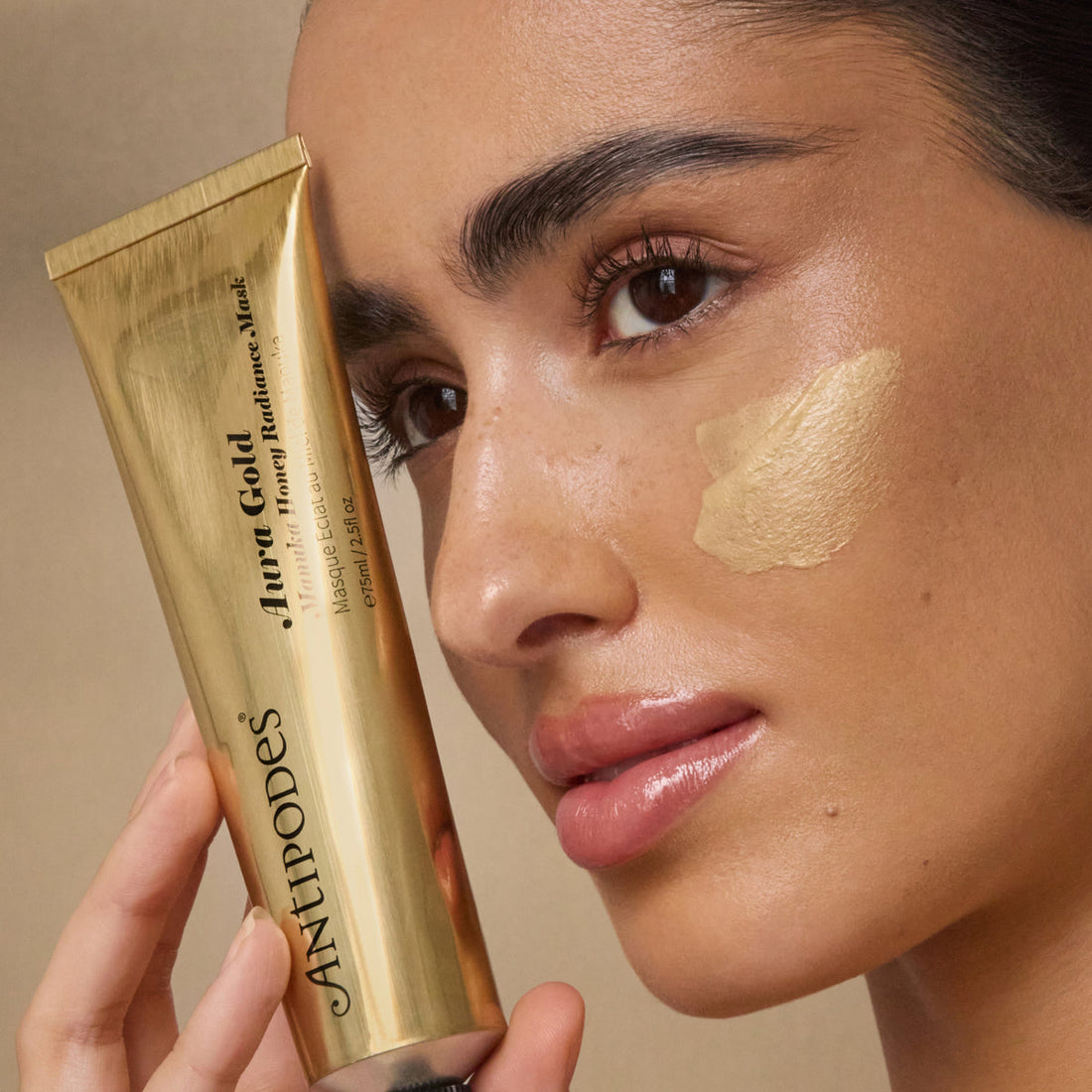 Antipodes Aura Gold Manuka Honey Radiance Mask 75ml, image 4